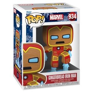 🌸 Iron Man Gingerbread Funko Pop Christmas Holiday Collectible *Last Chance*